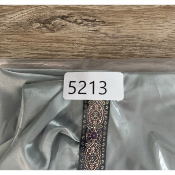 LA‎ Intimates Dress Womens Small Shimmer Blue Babydoll Chemise Lingerie Vintage - Picture 9 of 9